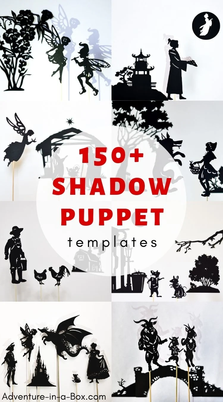 Cut Out Printable Shadow Puppet Templates