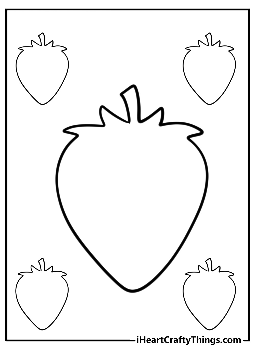 20 Strawberry Coloring Pages Free PDF Printables For Kids
