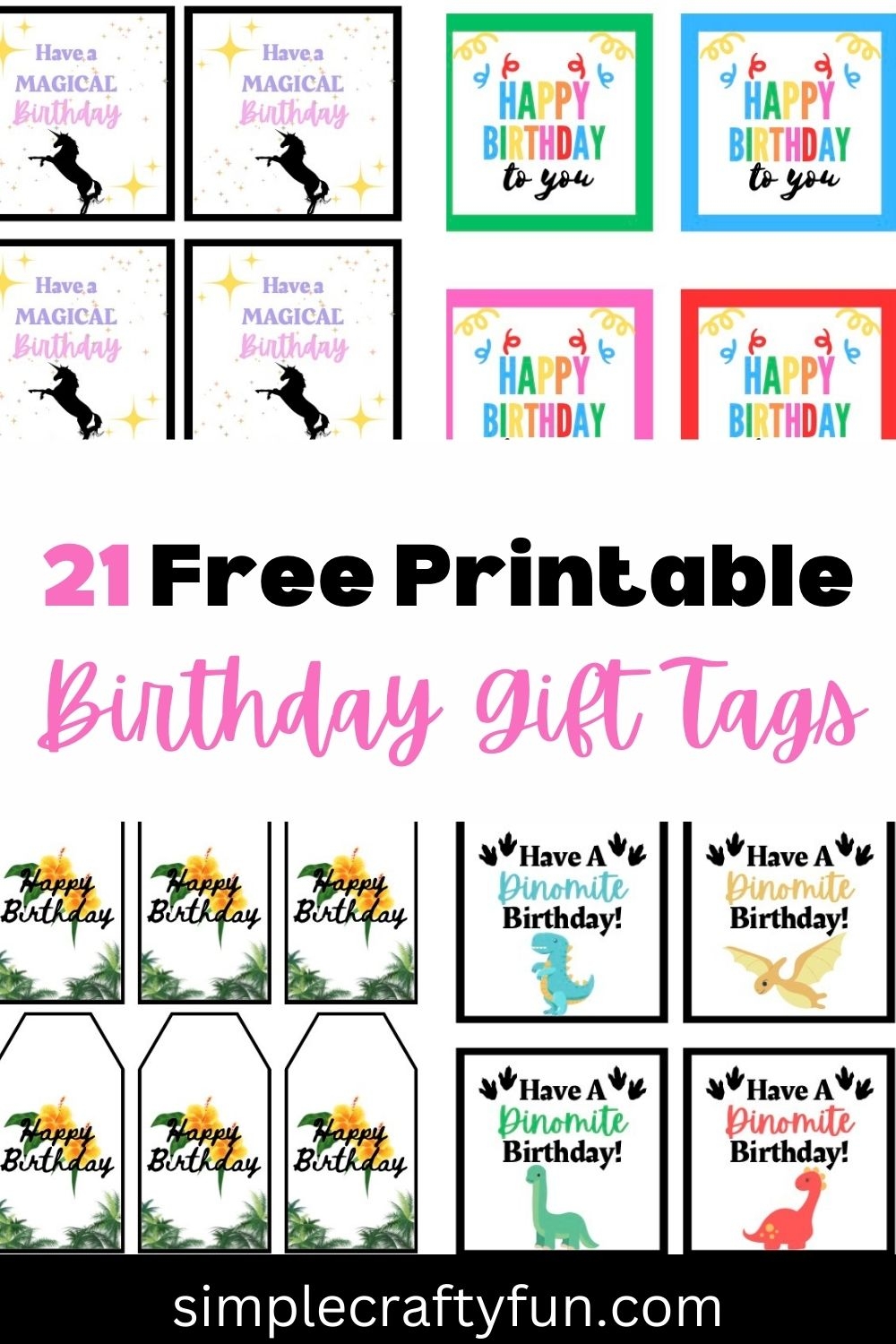 21 Free Printable Happy Birthday Gift Tags And Templates 21 Free Printable Happy Birthday Gift Tags And Templates