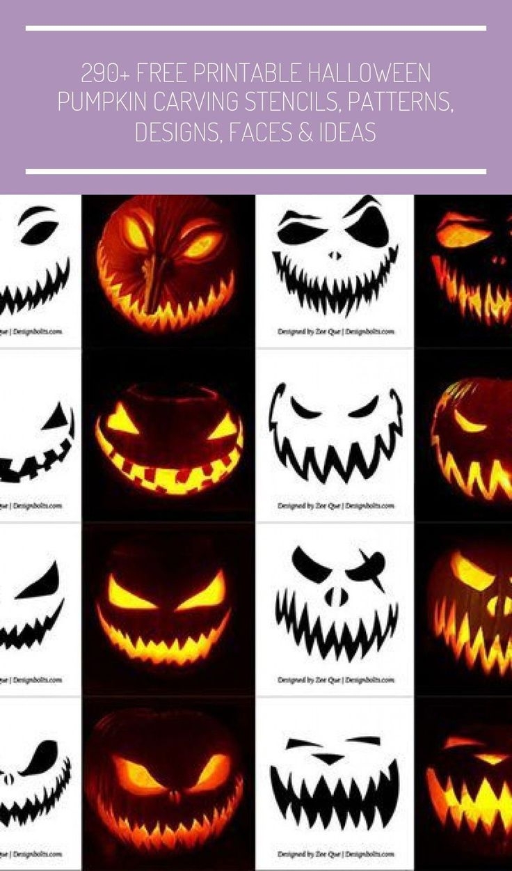 290 Free Printable Halloween pumpkincarvingideastemplatesfree 290 Free Printable Halloween pumpkincarvingideastemplatesfree