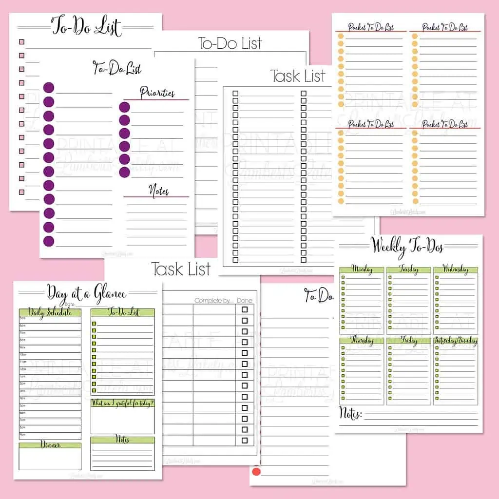 Free Printables Templates