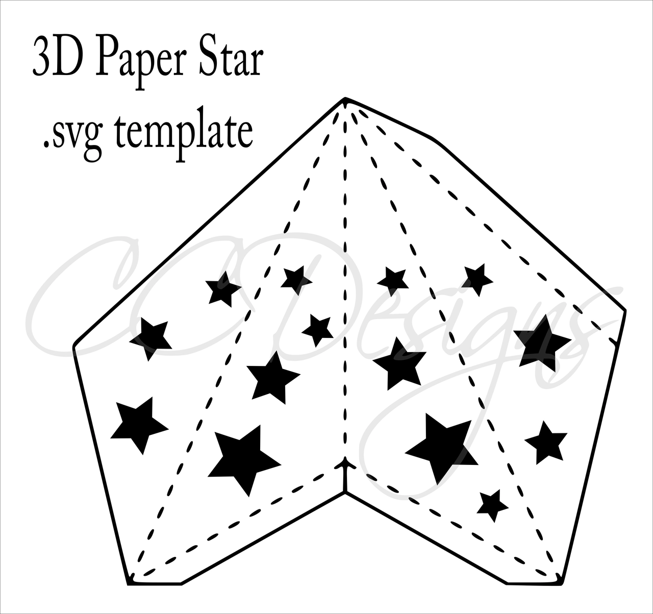 Printable Paper Star Template