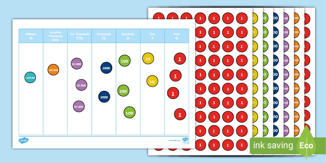 printable number discs
