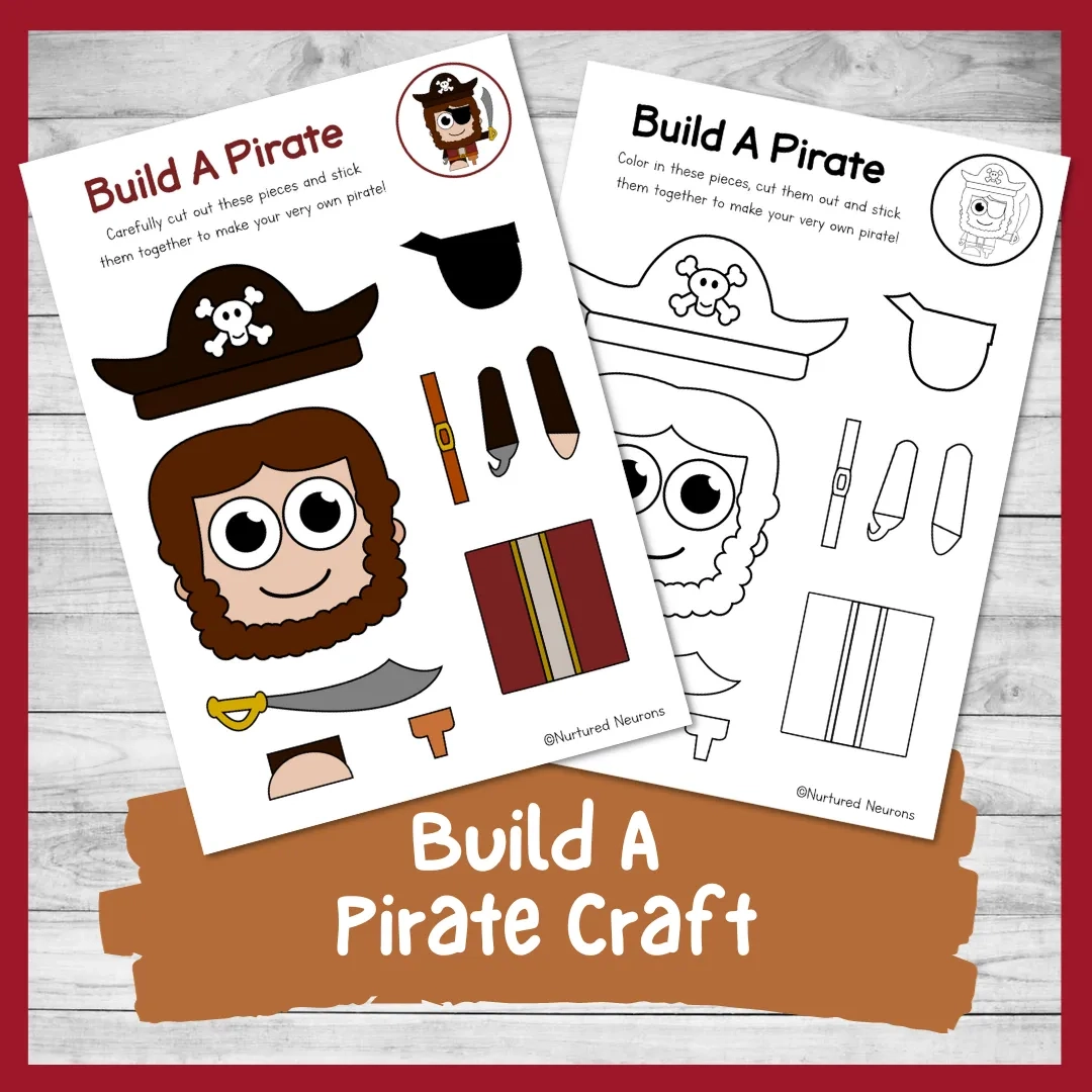 Build A Pirate Printable