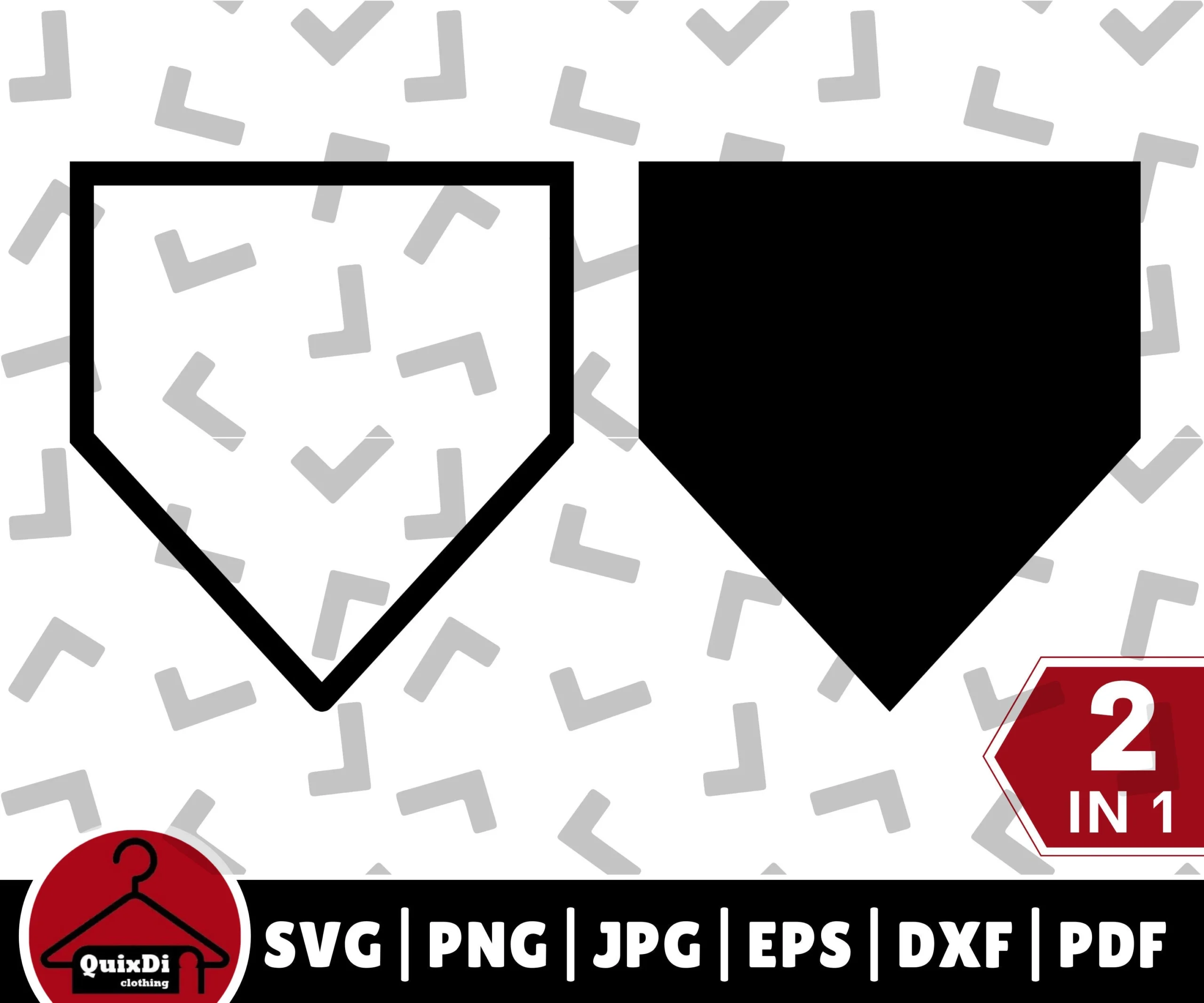 Home Plate Printable Template