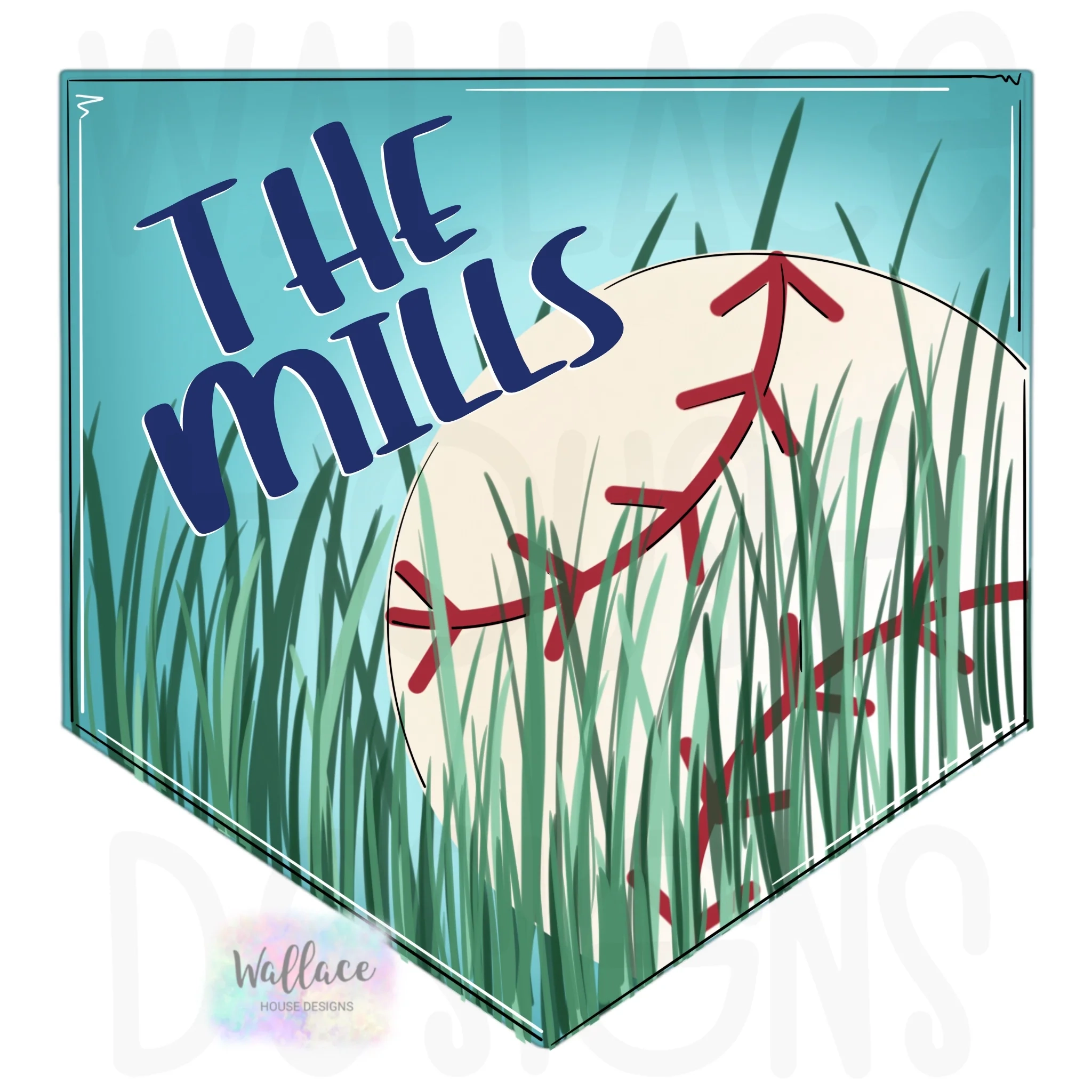Baseball Softball Home Plate Printable Template
