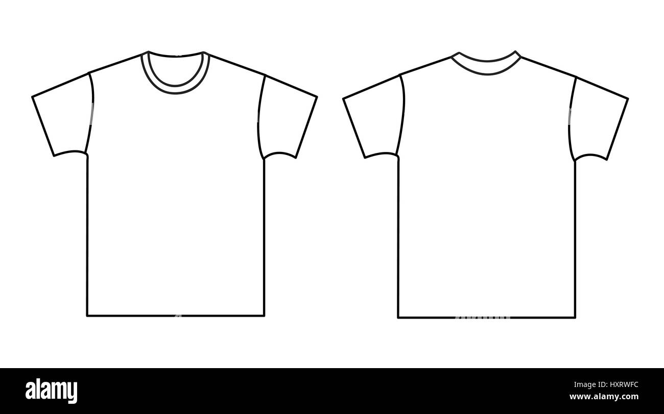 Printable T Shirt Template Front And Back
