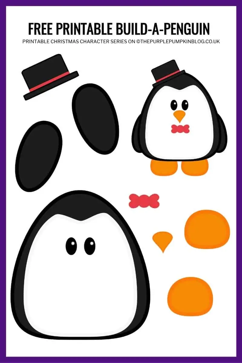 Simple Penguin Template Printable