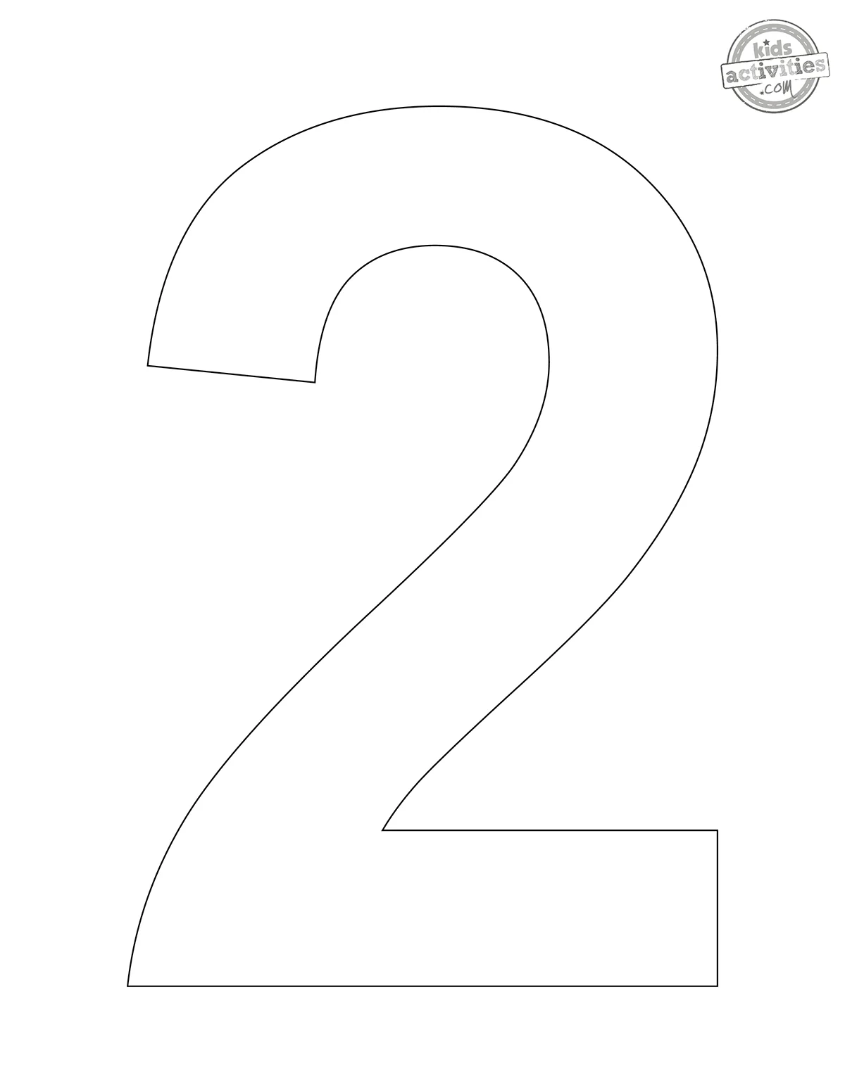 Cardboard Number Templates For Endless Crafts Kids Activities Blog Cardboard Number Templates For Endless Crafts Kids Activities Blog