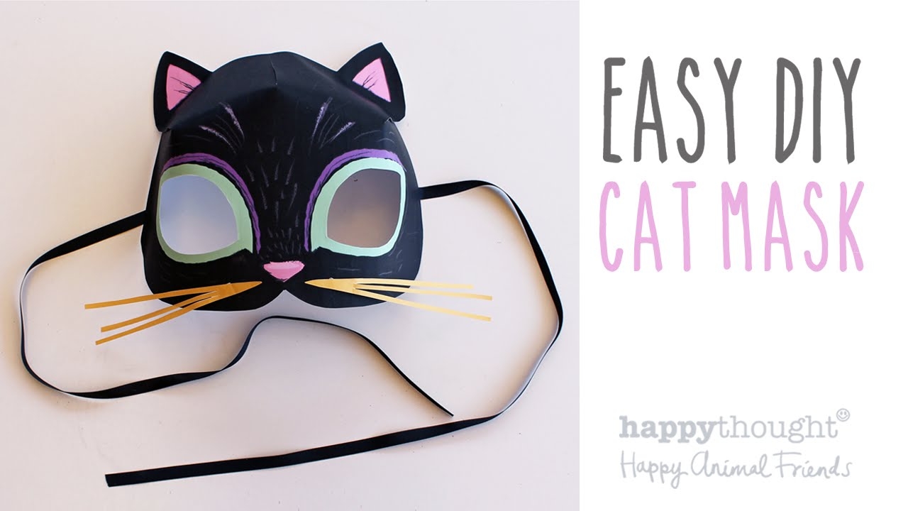 cat mask printable template