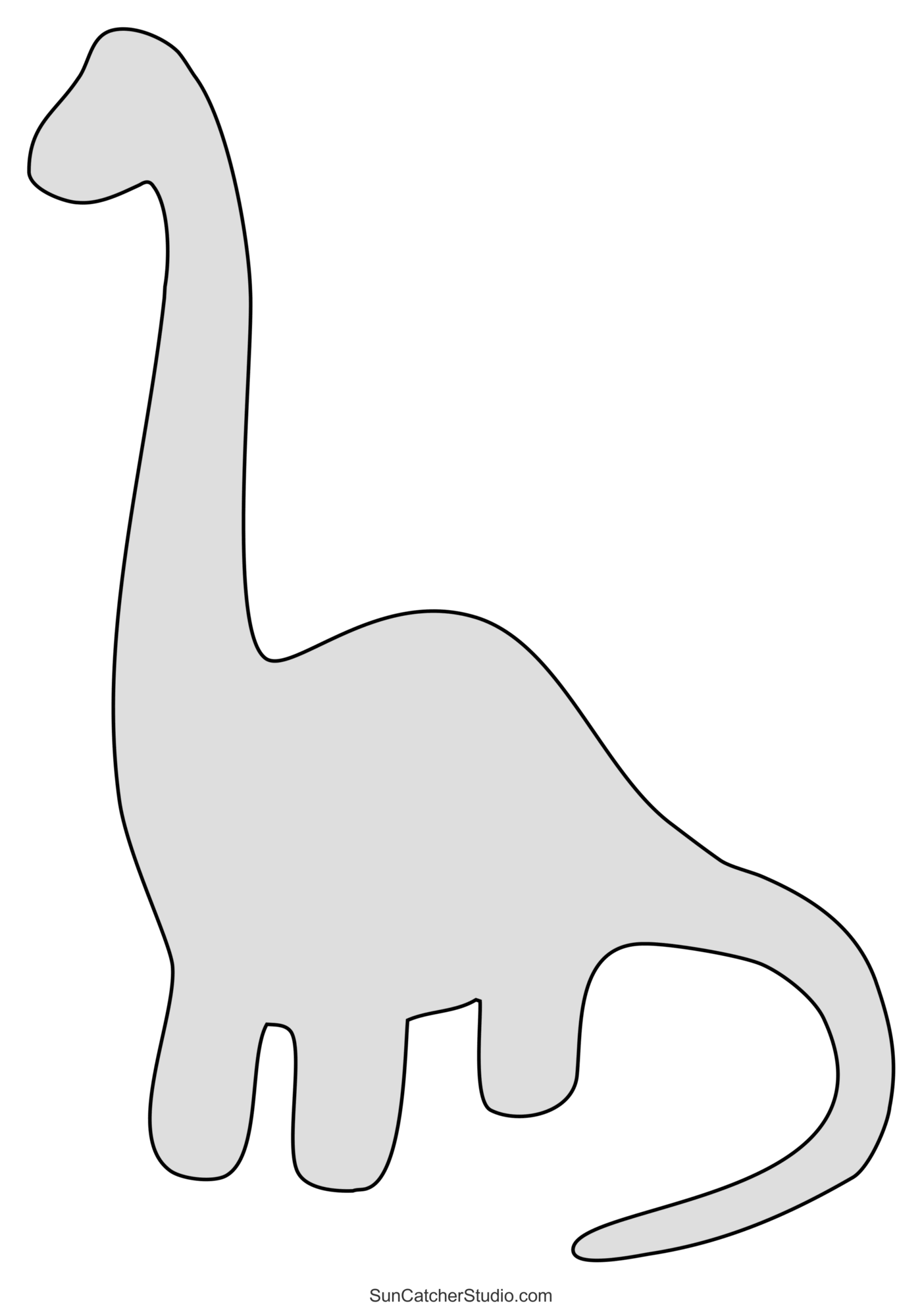 Printable Dinosaur Template