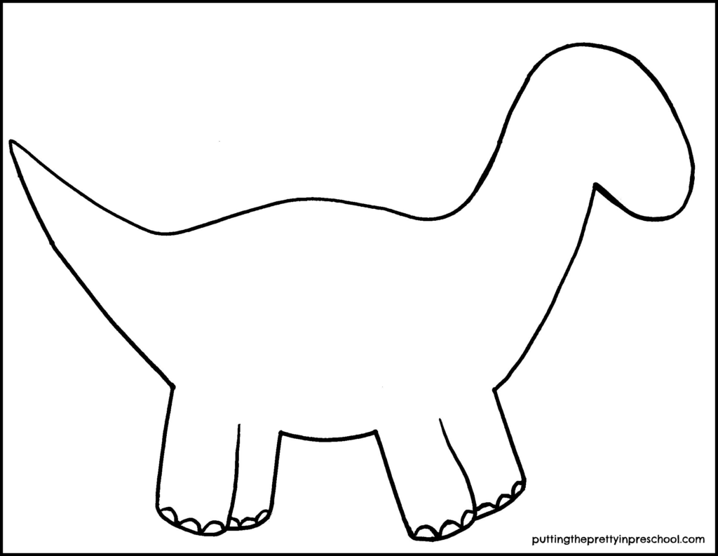 Dinosaur Template Printable Dinosaur Template Printable