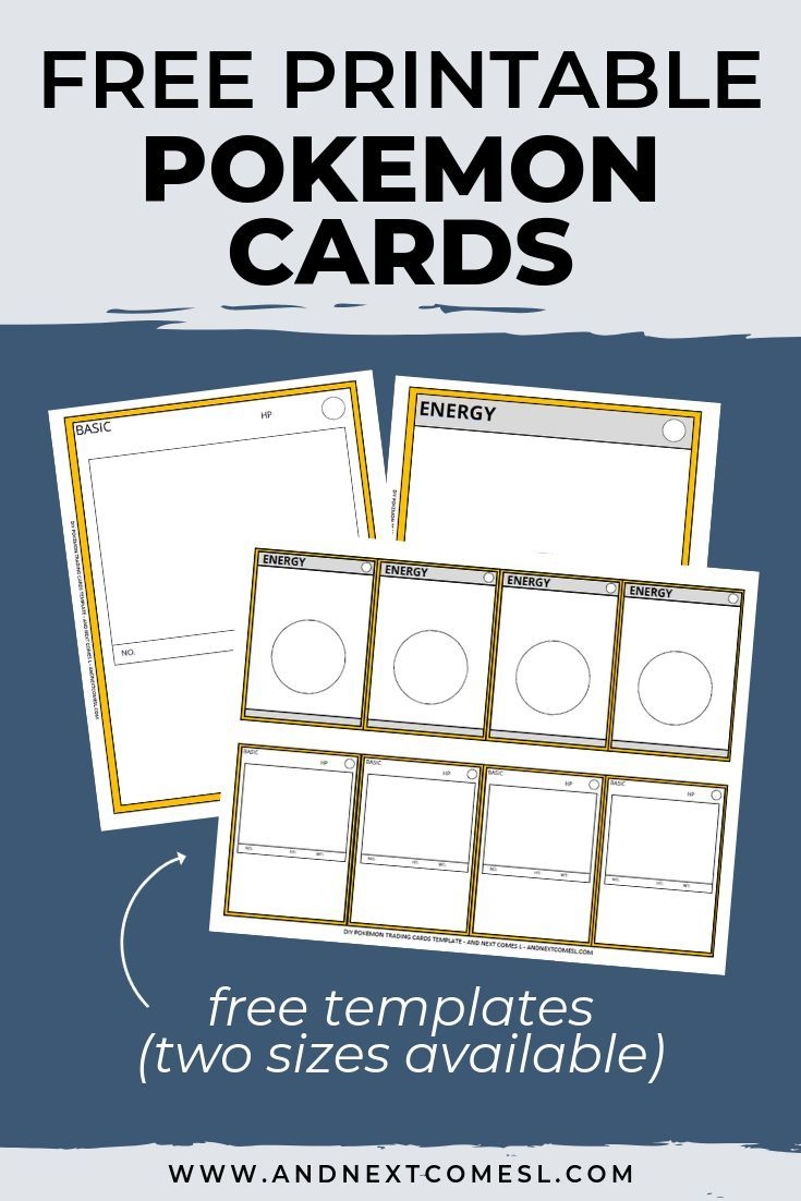 Pokemon Card Template Printable