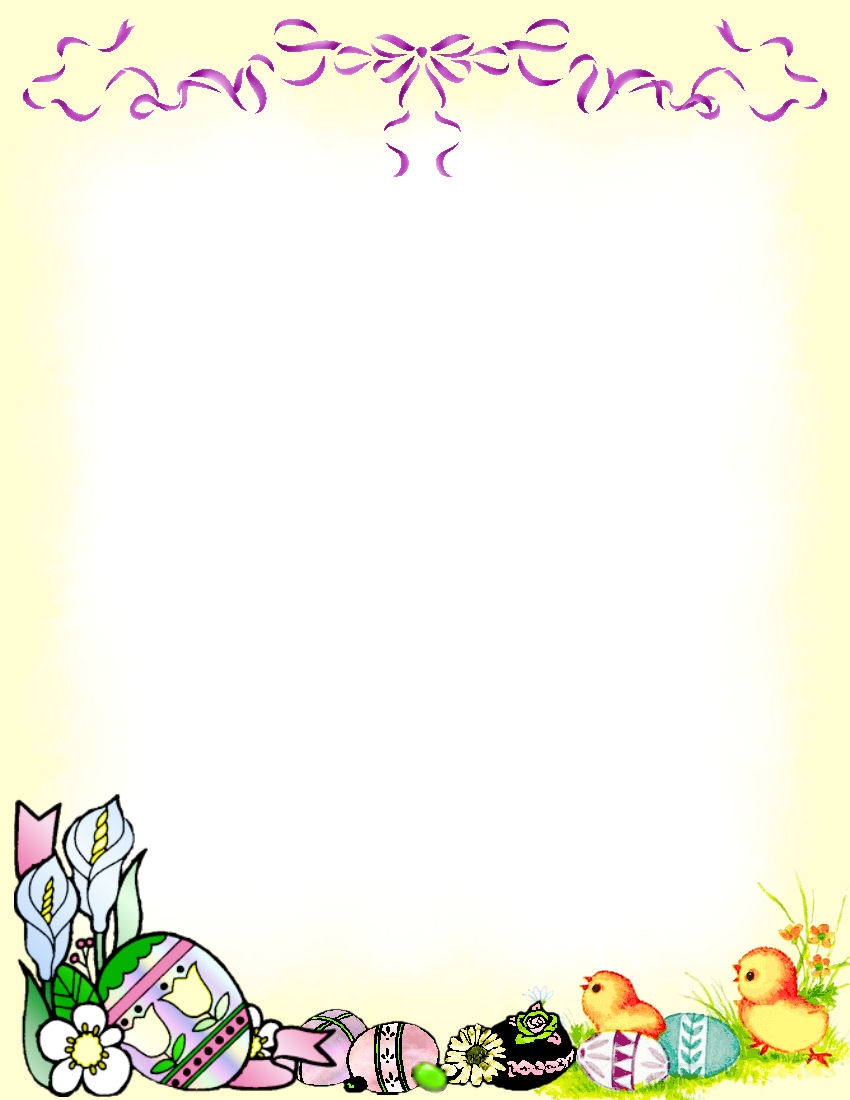 Easter Stationery Theme FREE Digital Stationery Worksheets Library