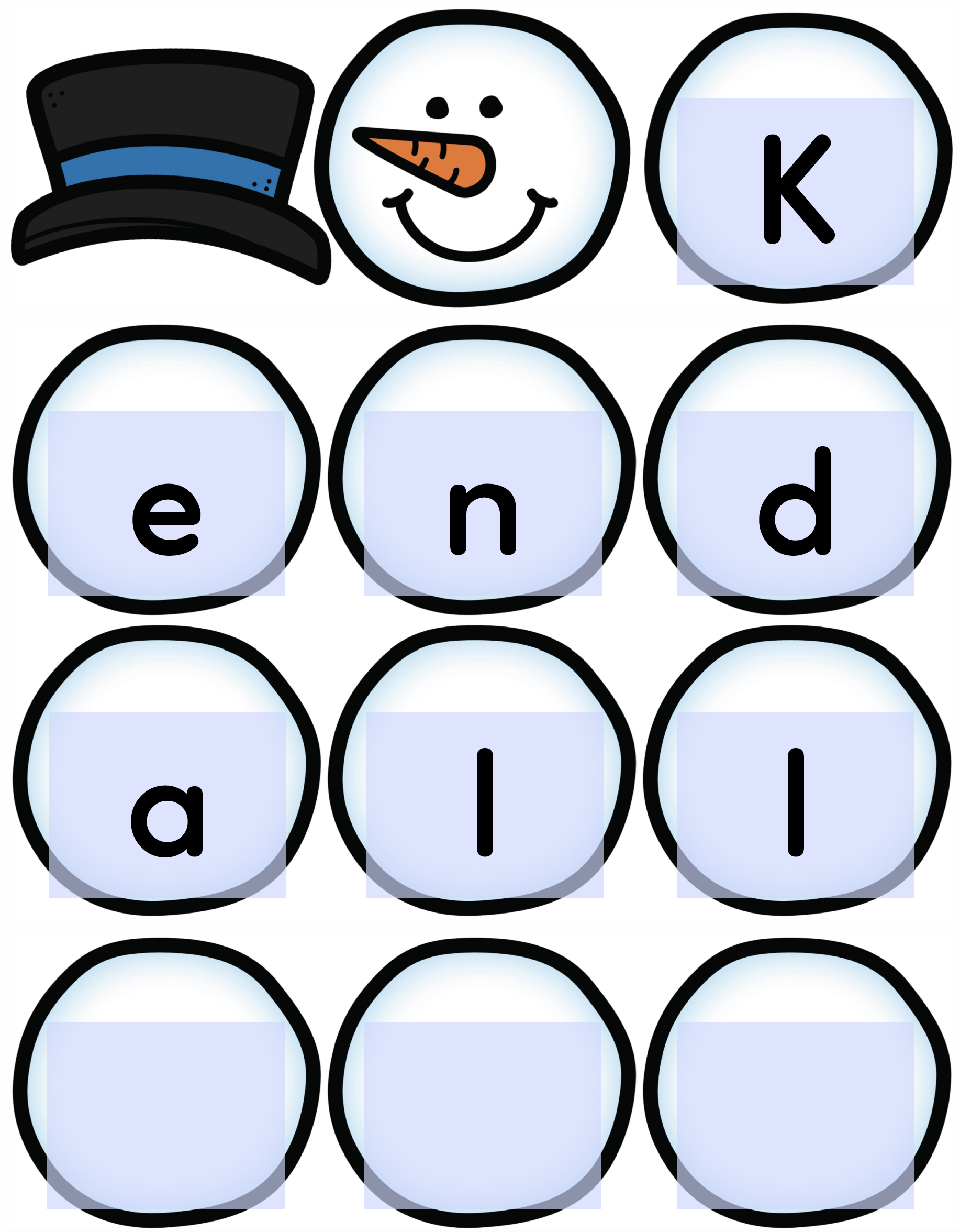 Editable Snowman Name Activity Ms Stephanie s Preschool