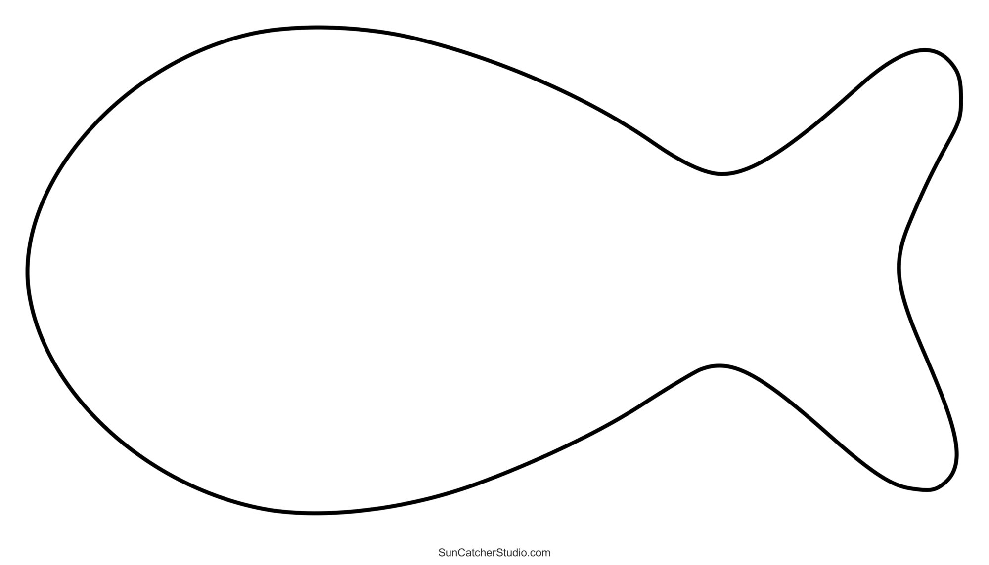 Free Printable Fish Template