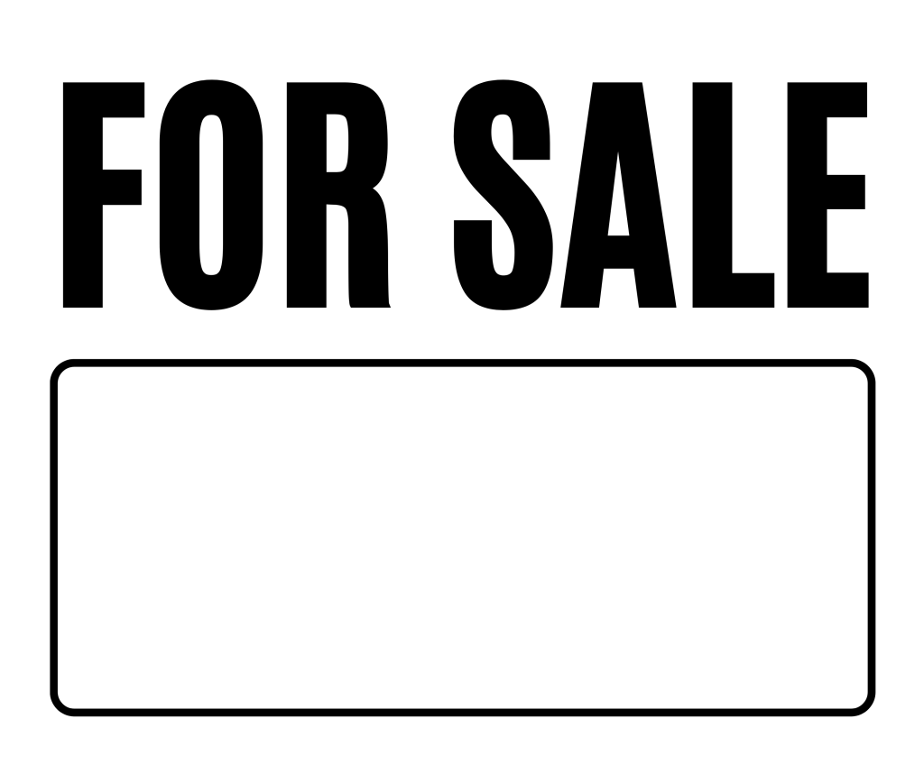 Printable For Sale Sign Template
