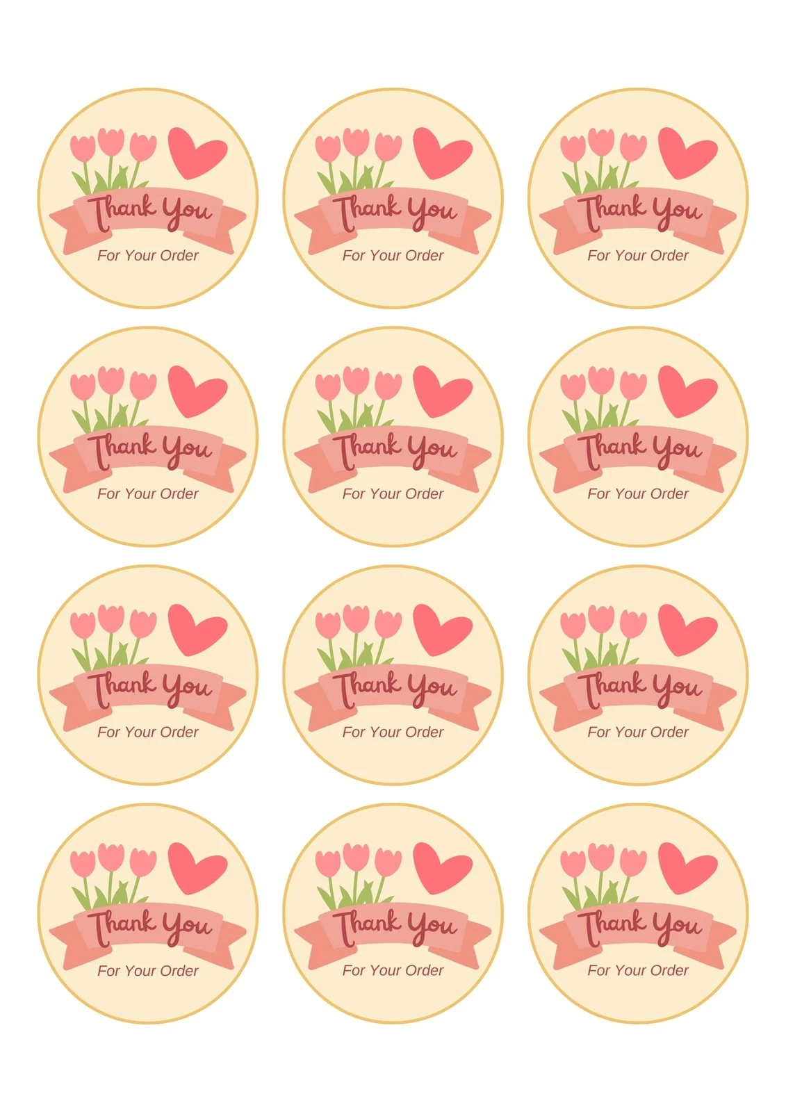 Free Sticker Template Printable