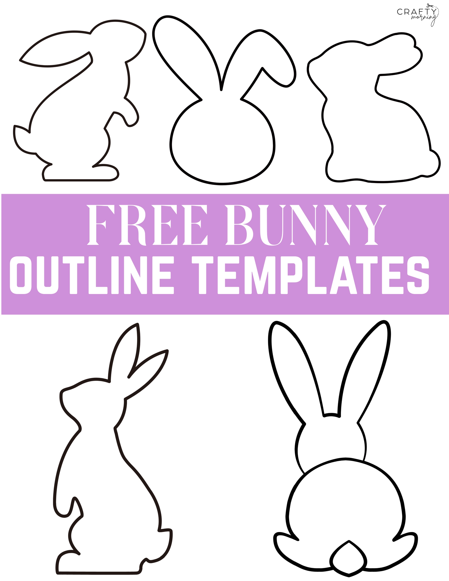 Free Printable Bunny Template