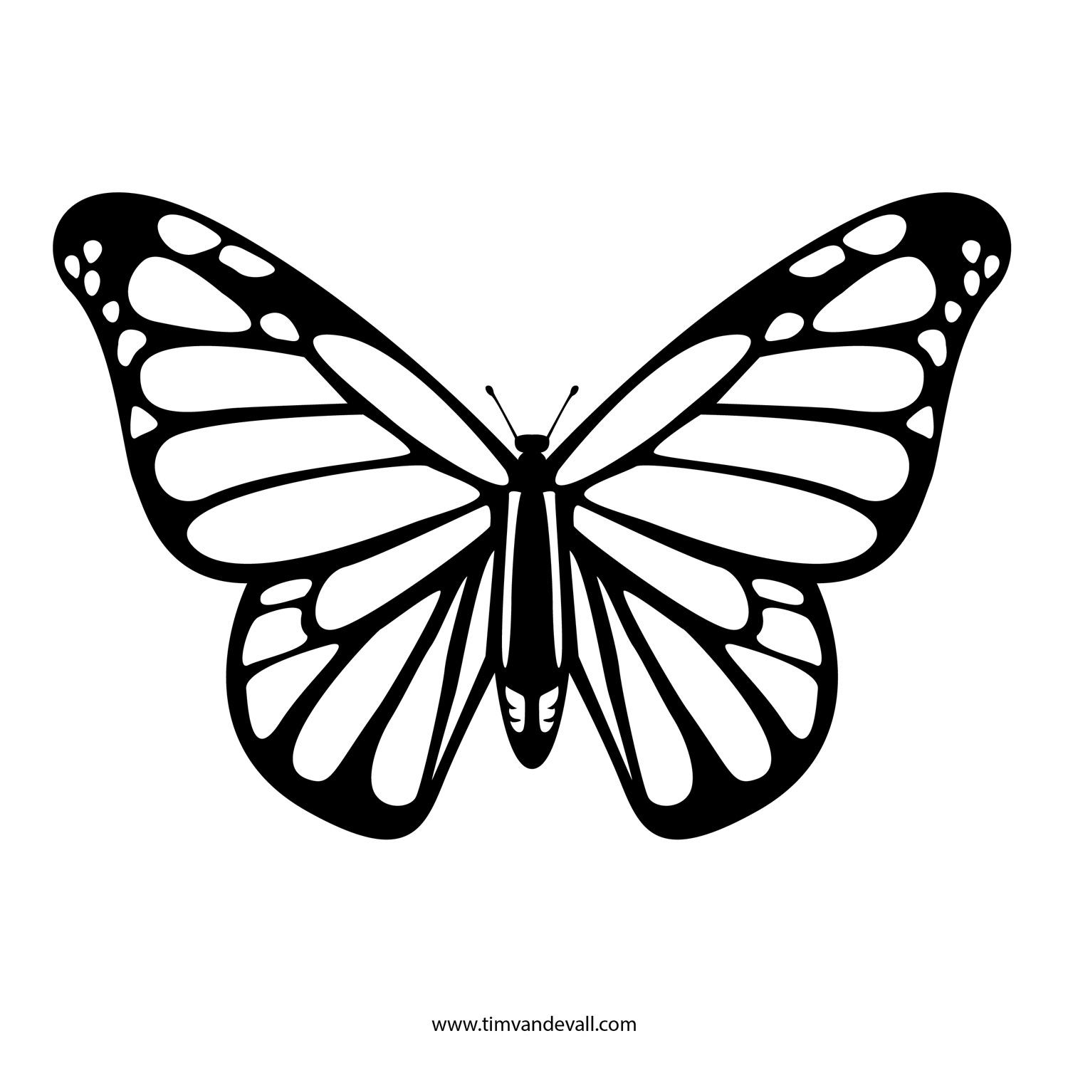 Printable Butterfly Stencils For Walls