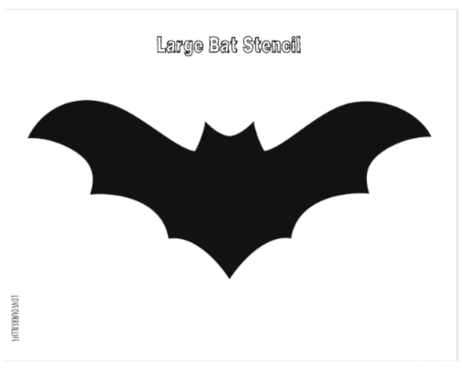 Bat Printable Template