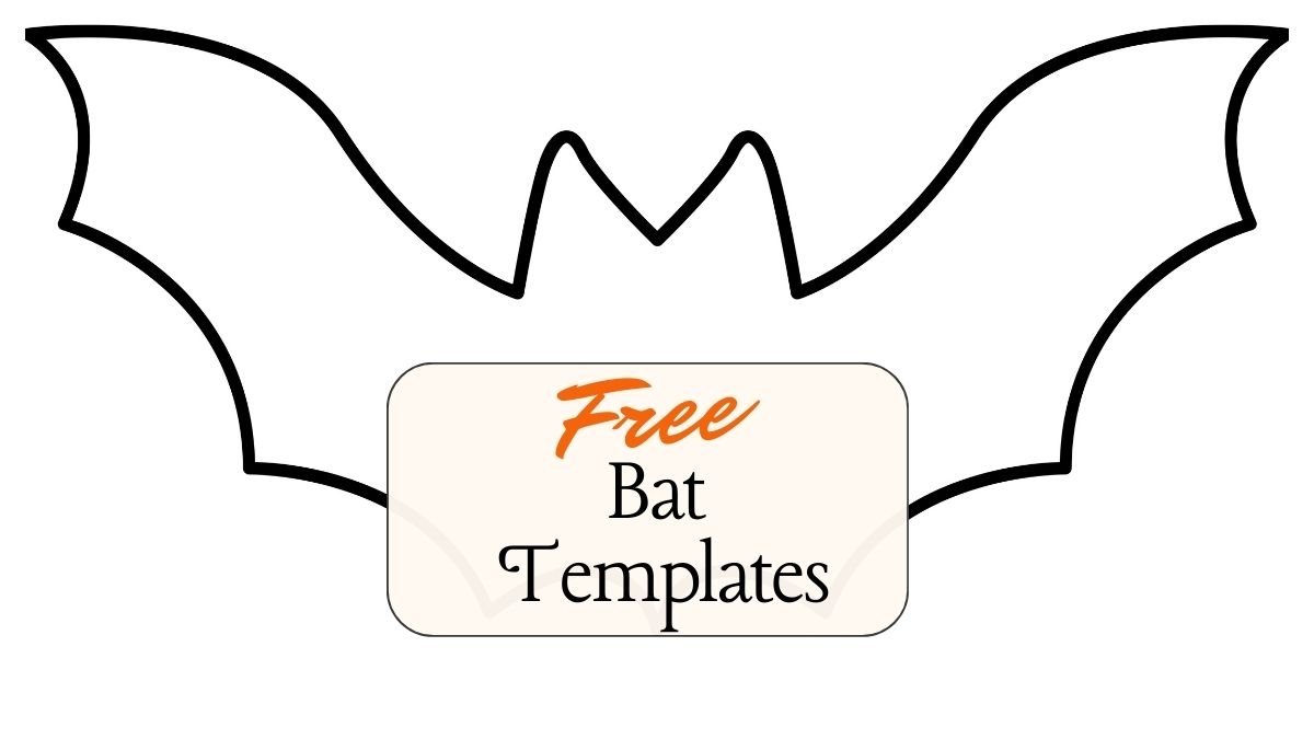 Bat Template Printable Free