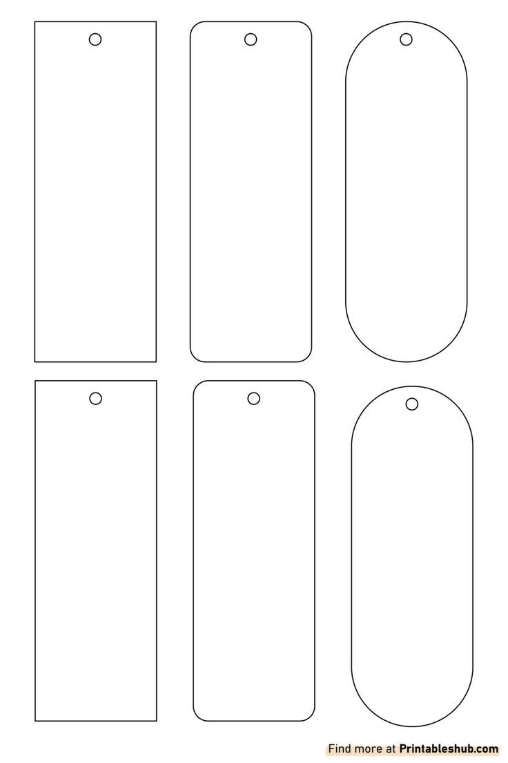 Bookmark Template Printable