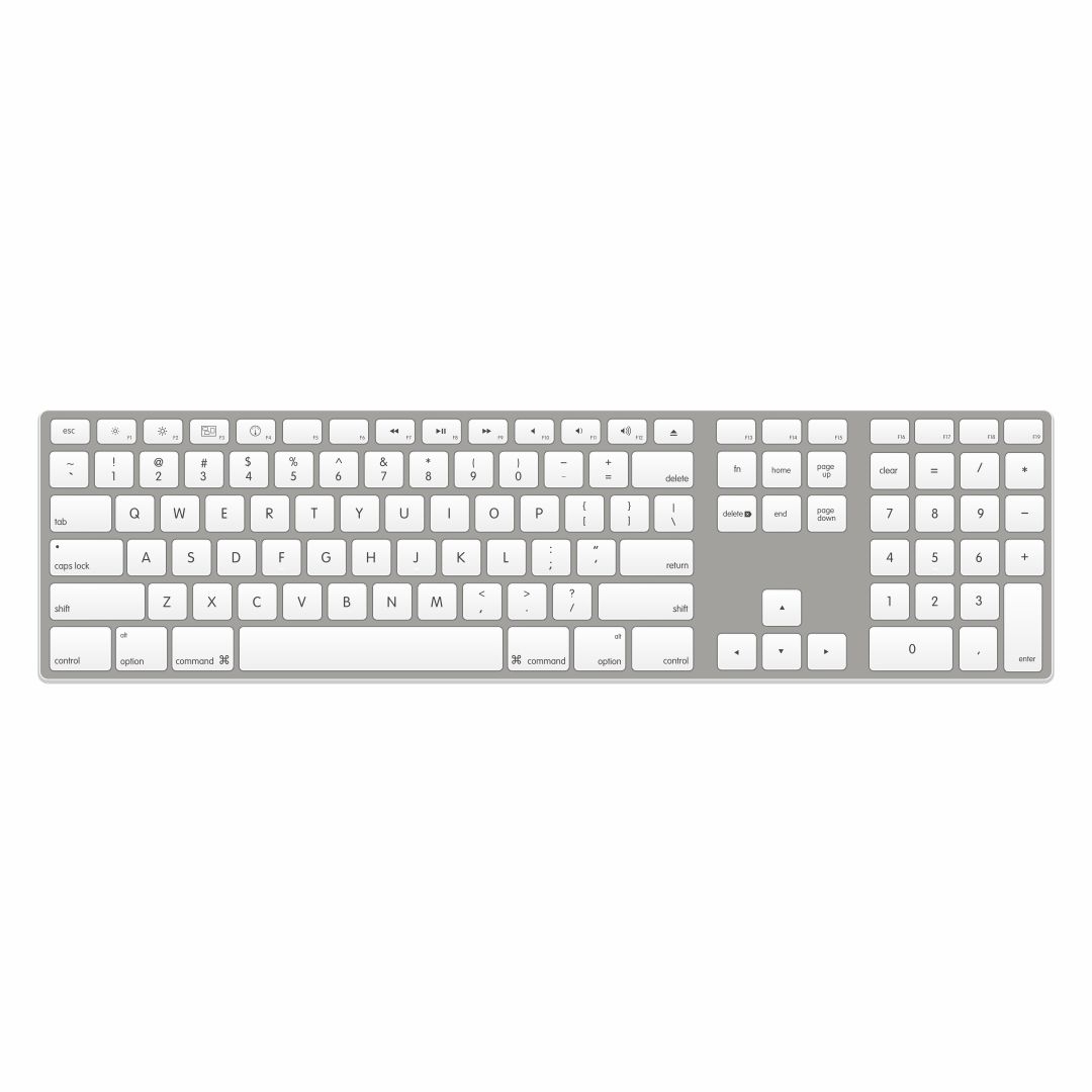 Full Size Printable Keyboard Template
