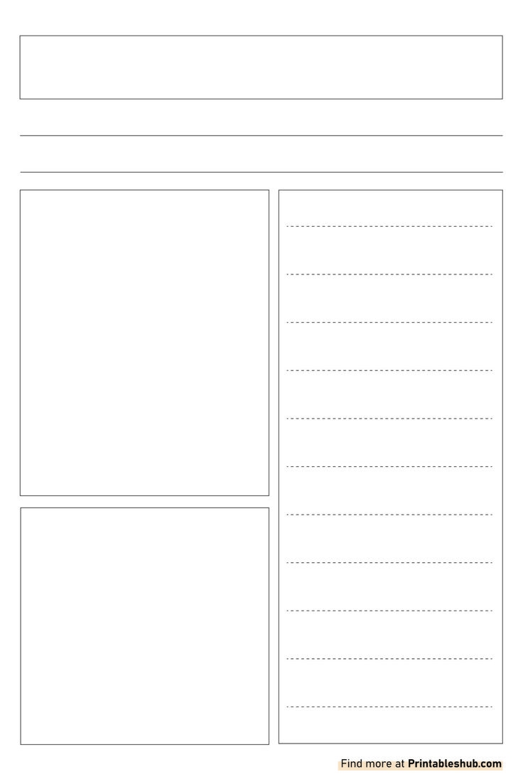 Printable Newspaper Template