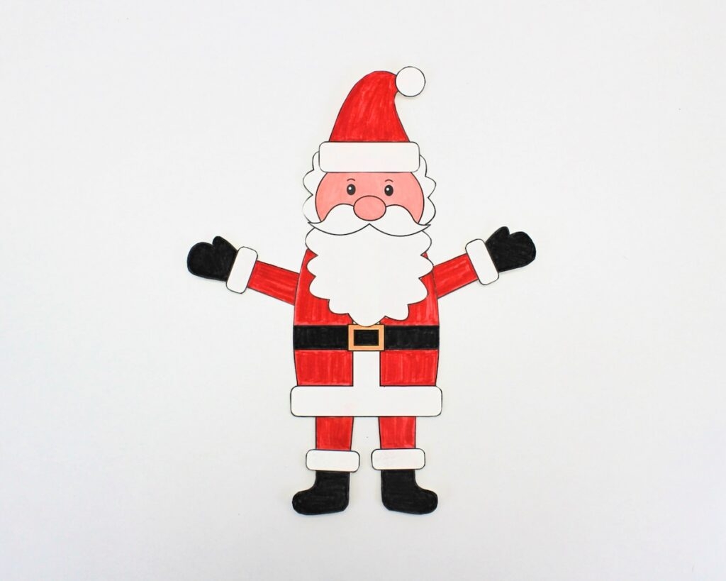 Santa Face Template Printable