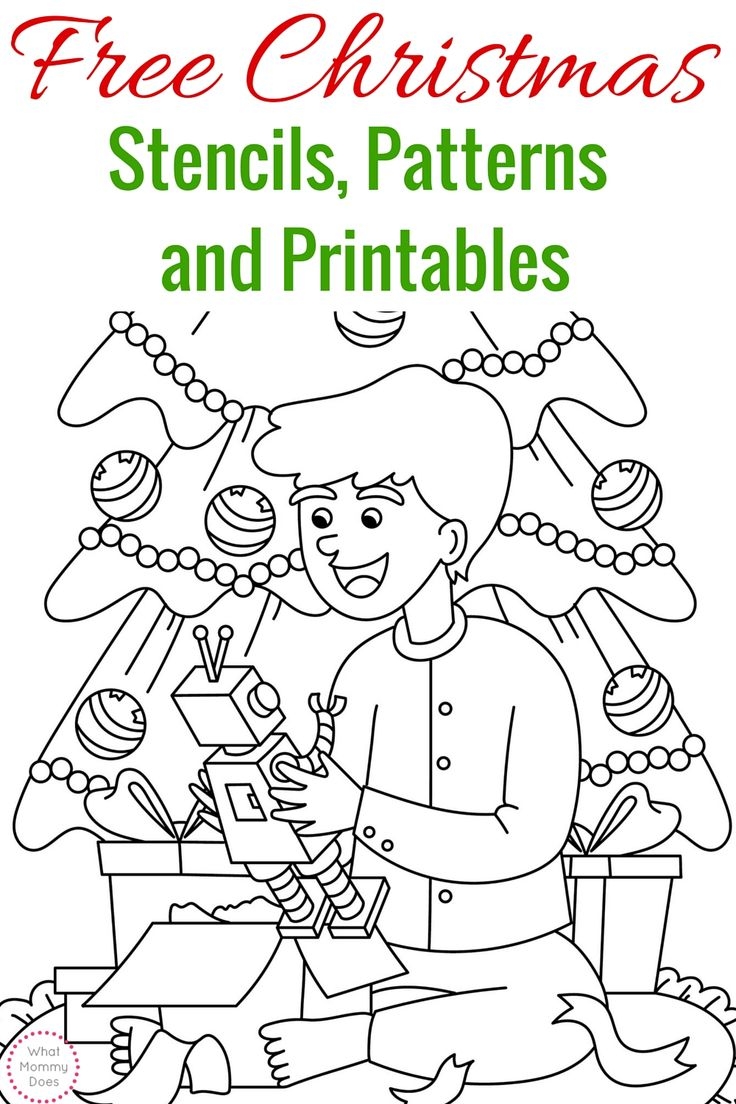 Free Printable Christmas Templates Stencils