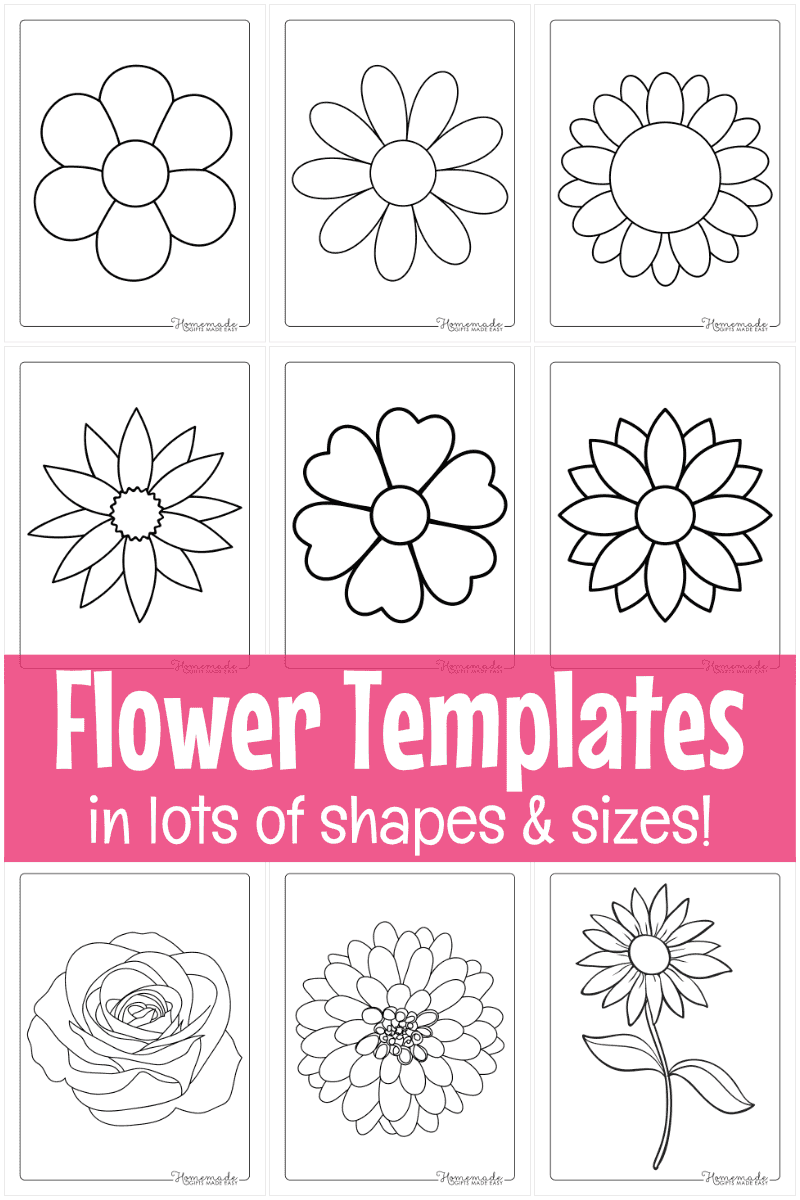 Free Printable Templates Of Flowers