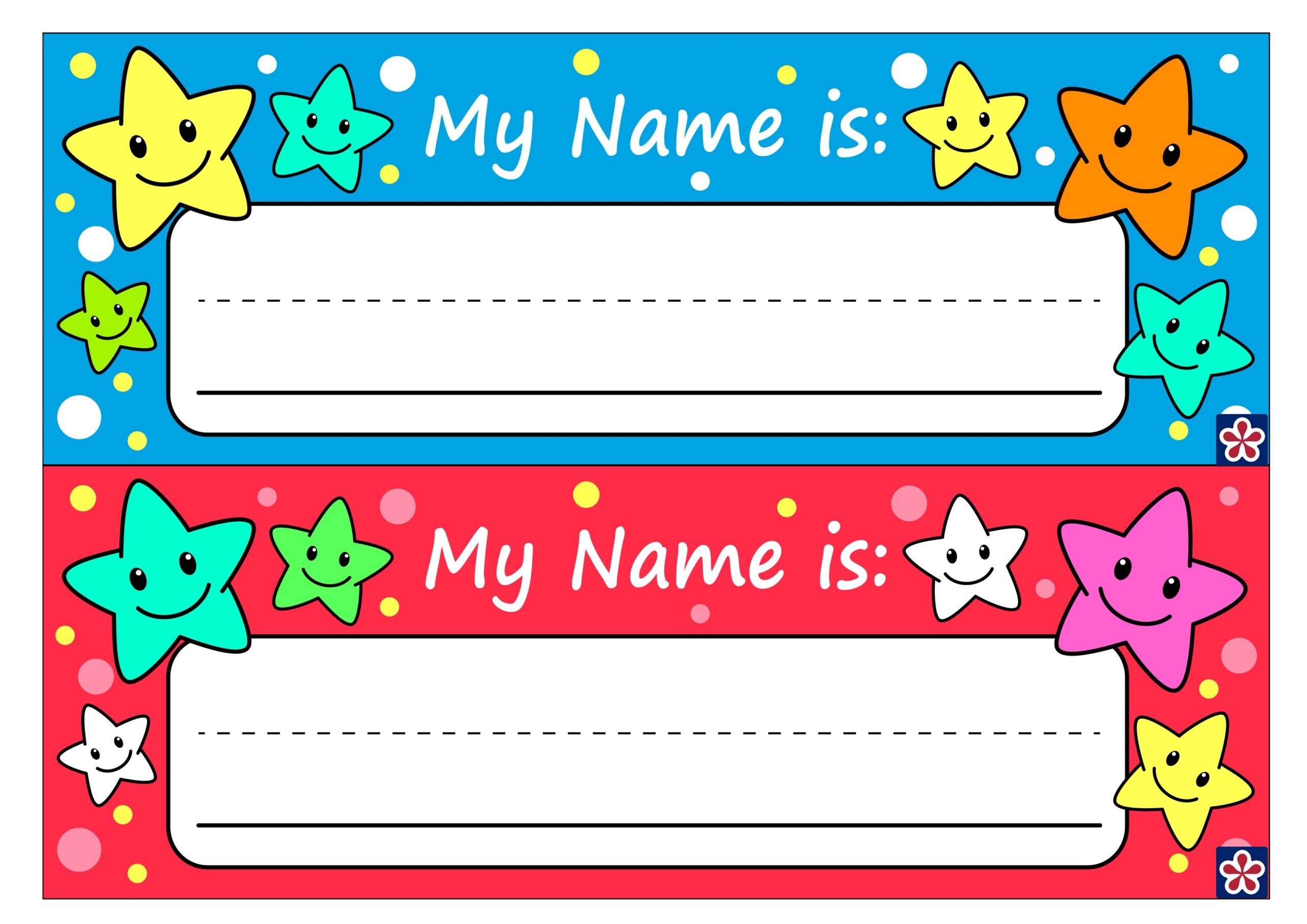 Name Tag Templates Printable