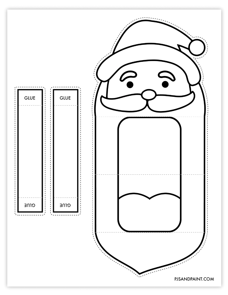Free Printable Paper Christmas Hand Puppets Pjs And Paint Free Printable Paper Christmas Hand Puppets Pjs And Paint