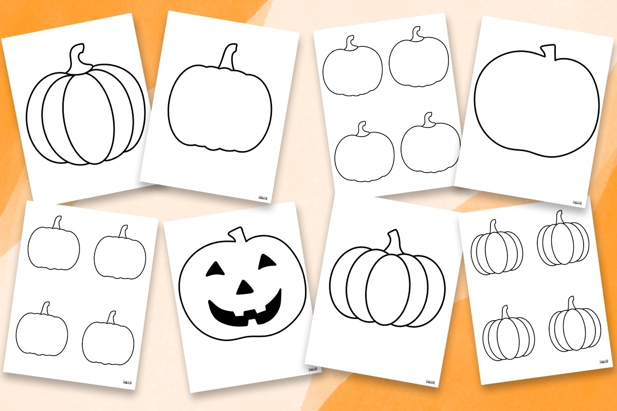 Printable Pumpkin Template Free Printable Pumpkin Template Free
