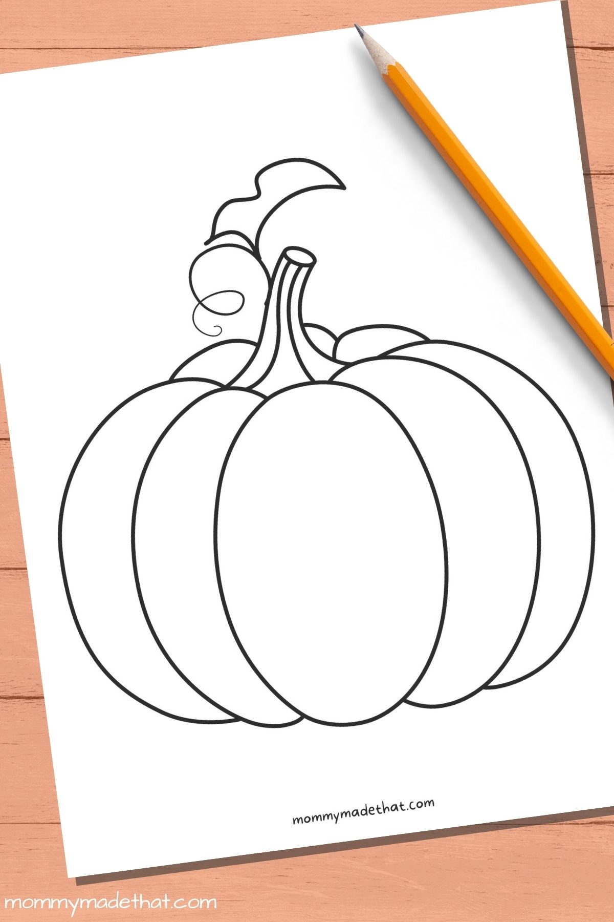 Printable Large Pumpkin Template