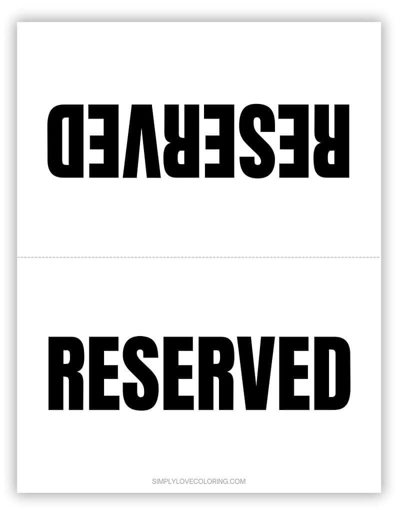 Free Printable Reserved Sign Free PDF Download Simply Love Free Printable Reserved Sign Free PDF Download Simply Love