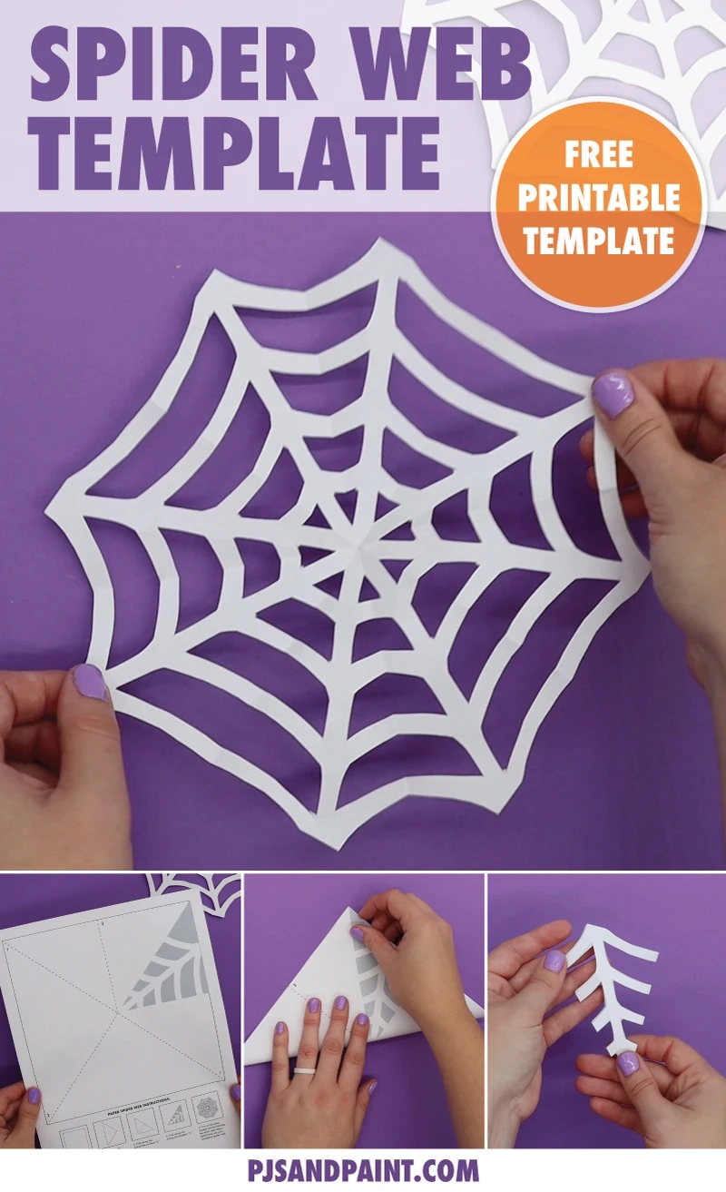 Spider Web Template Printable