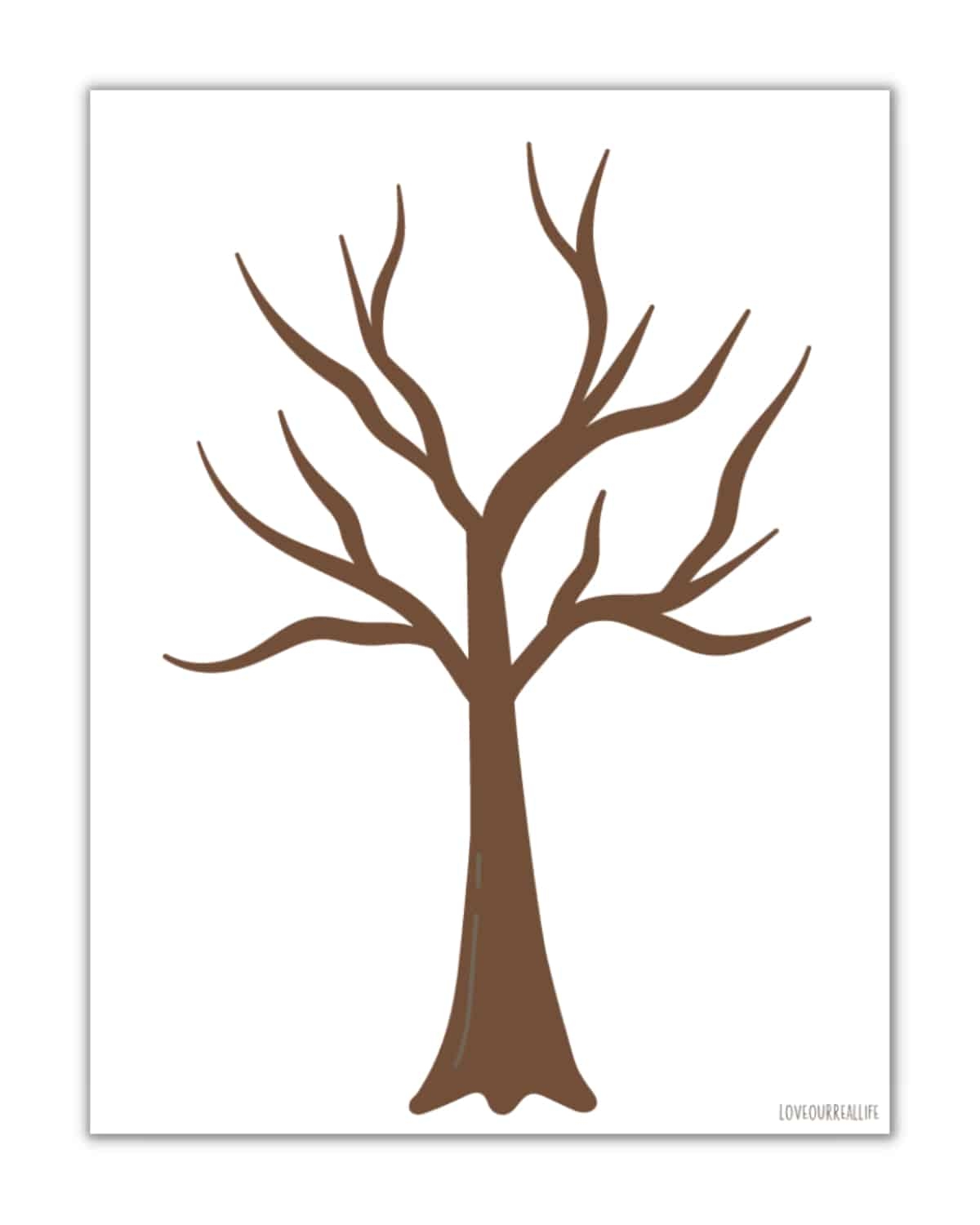 Tree Templates Printable