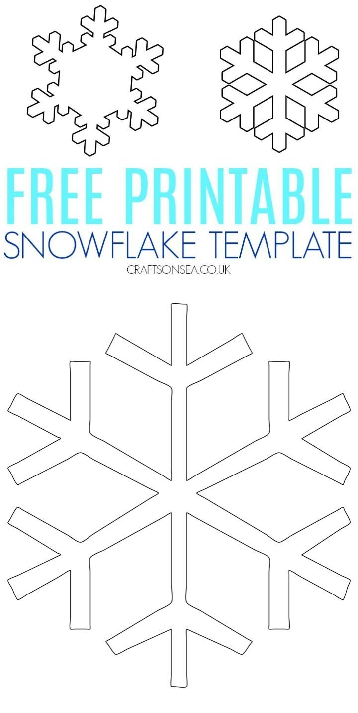 Snowflake Template Printable Snowflake Template Printable