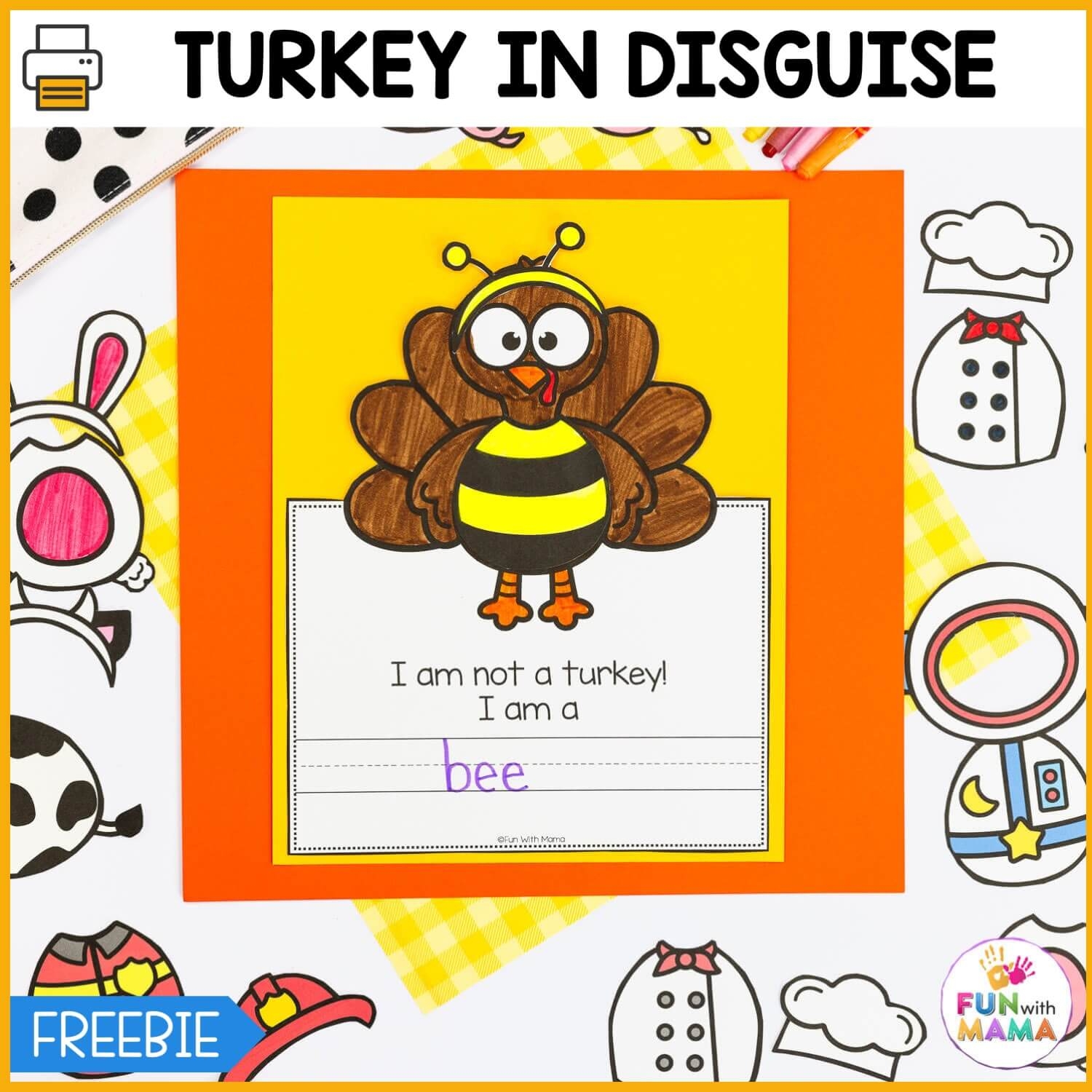 Free Printable Disguise A Turkey Template Free Printable Disguise A Turkey Template