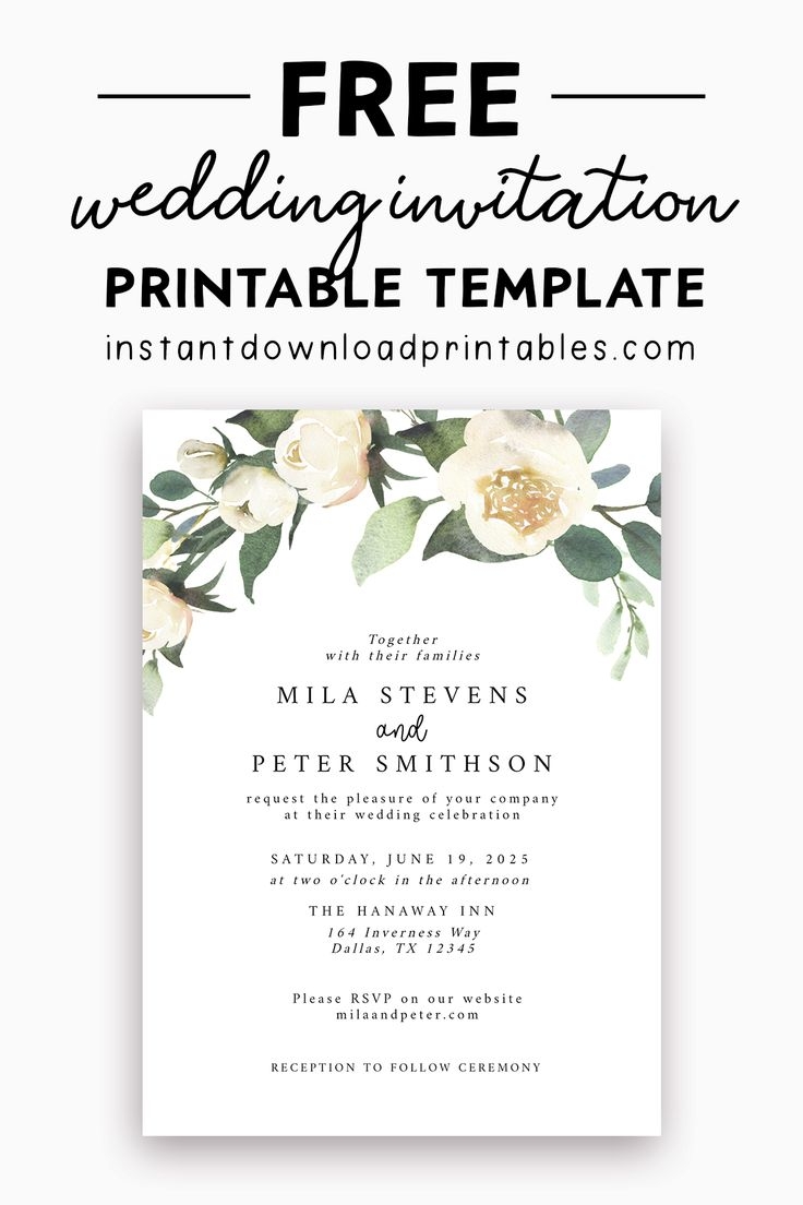 Free Printable Invites Templates