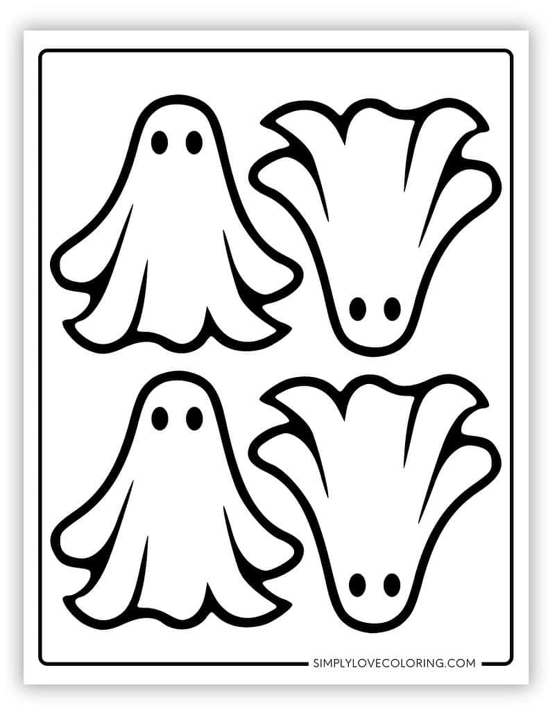 Free Printable Ghost Template