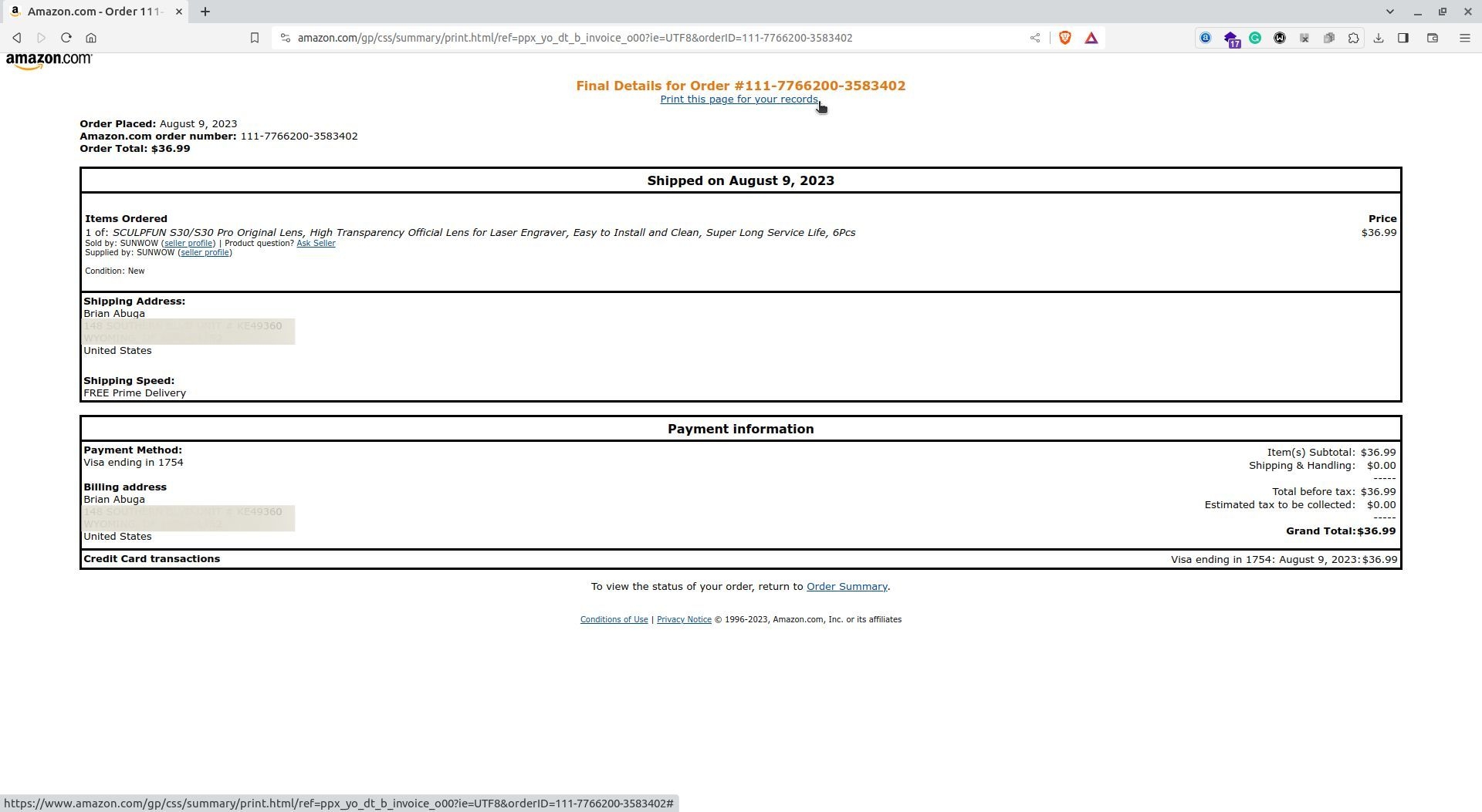 printable amazon receipt printable amazon receipt