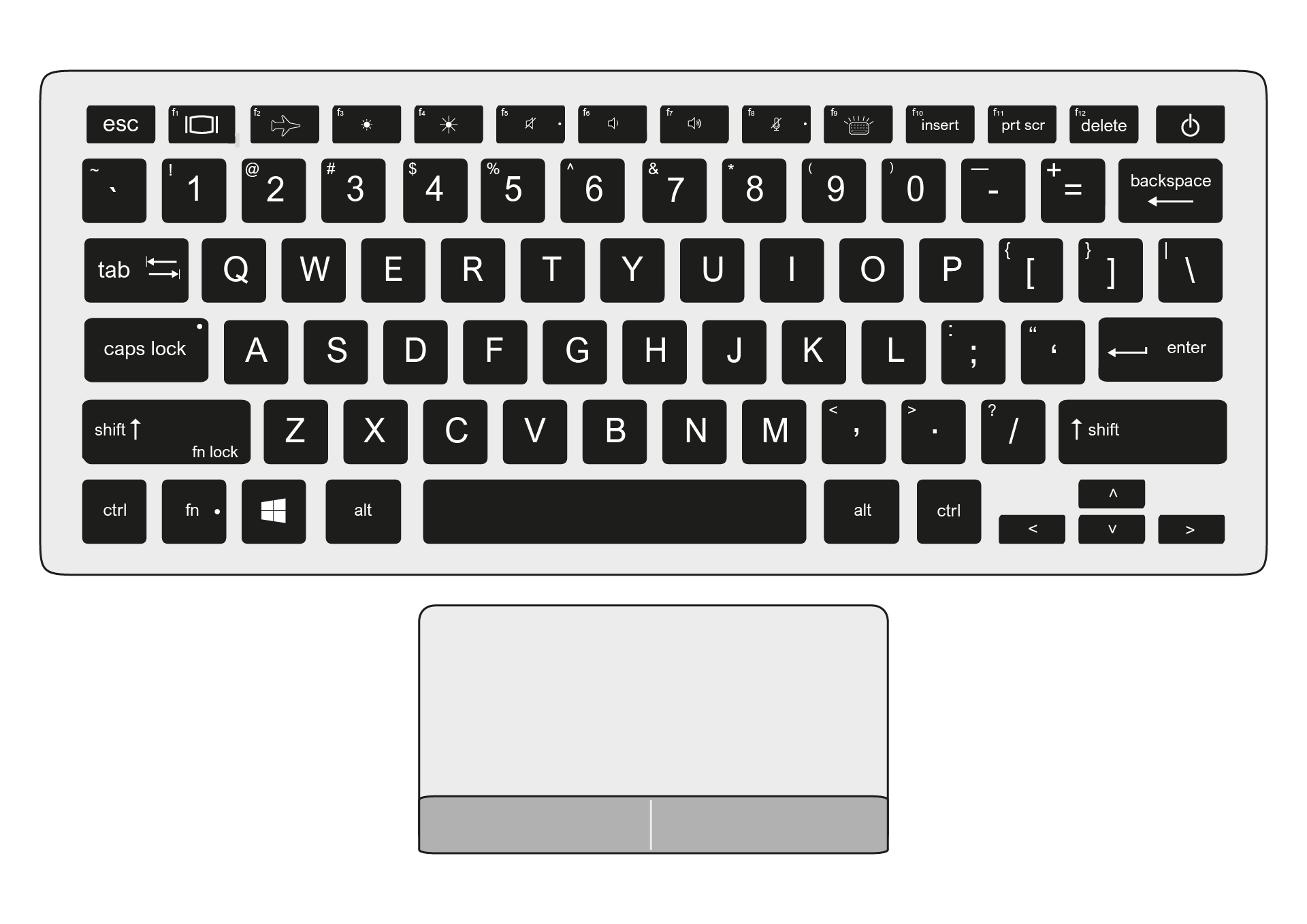 Laptop Keyboard 13 Free PDF Printables Printablee
