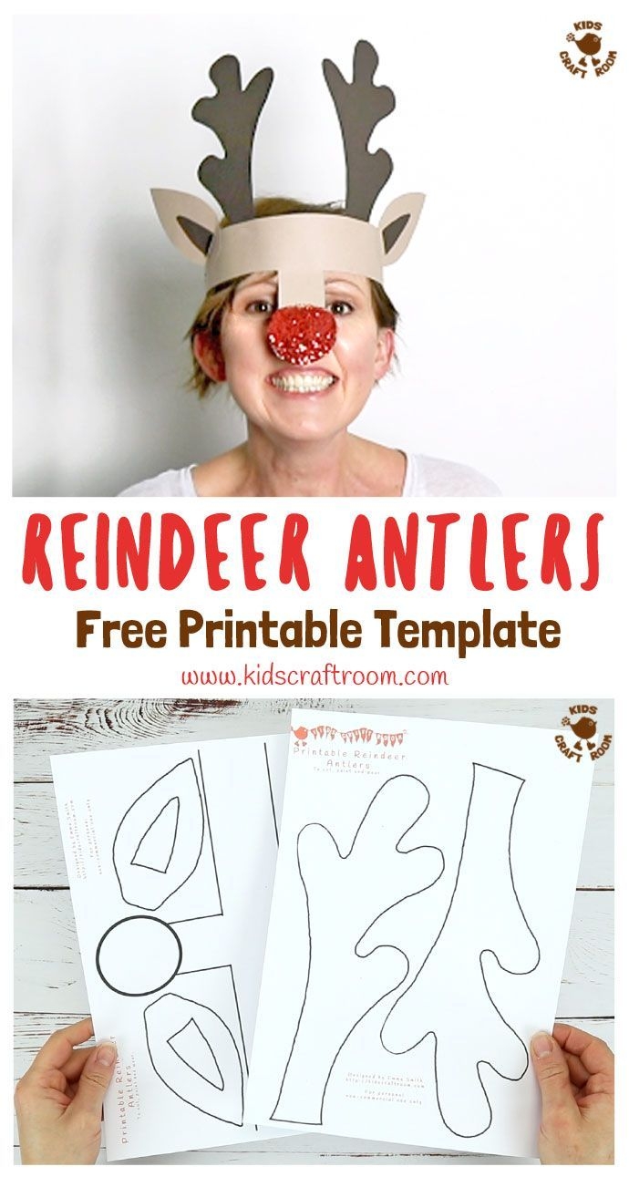 Reindeer Hat Template Printable