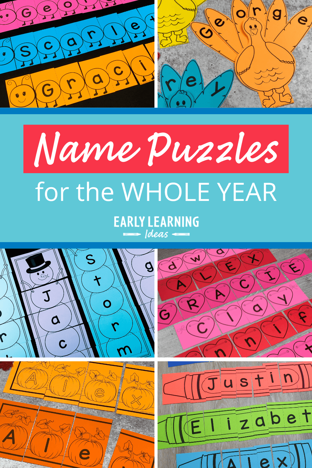 Free Printable Name Puzzle Template