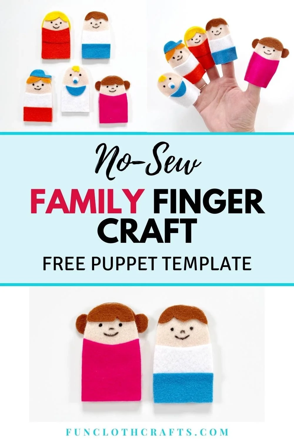 Printable Family Finger Puppet Template Printable Family Finger Puppet Template