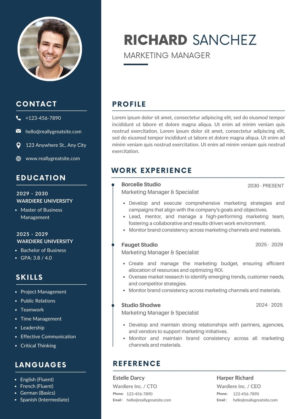 Free Printable Resume Template Free Printable Resume Template
