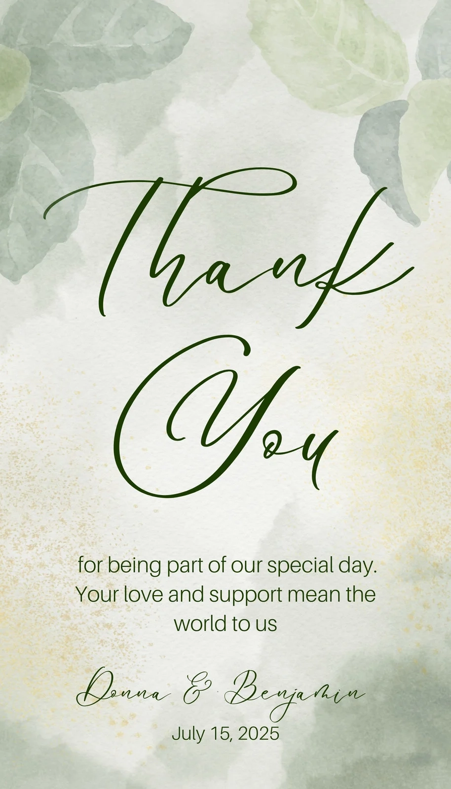 Printable Wedding Tags Template